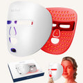 Skinovia LED Light Therapy Face Mask on ivory background