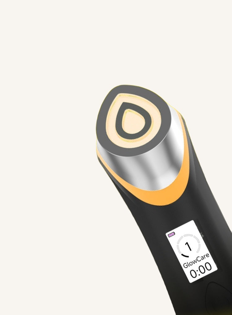 Skinovia Microcurrent Facial Wand on ivory background